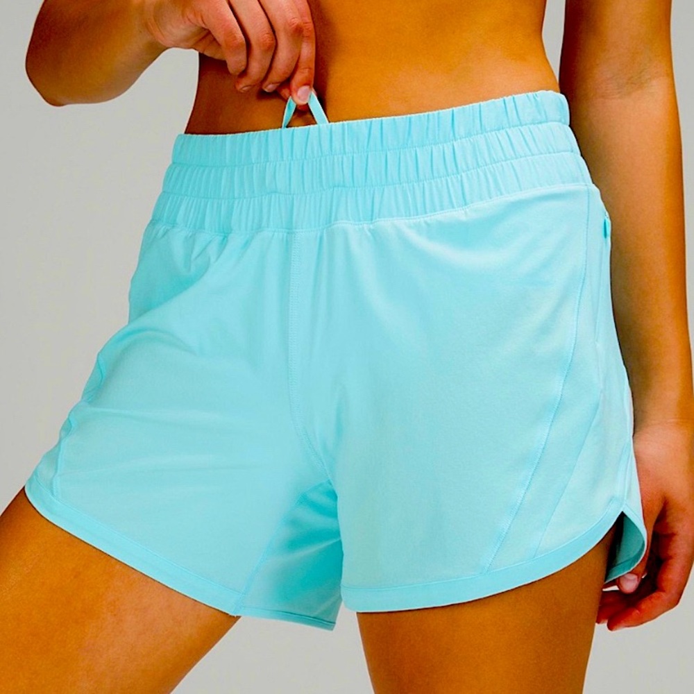 Lululemon Track That Shorts 5” - Size 4 - Blue